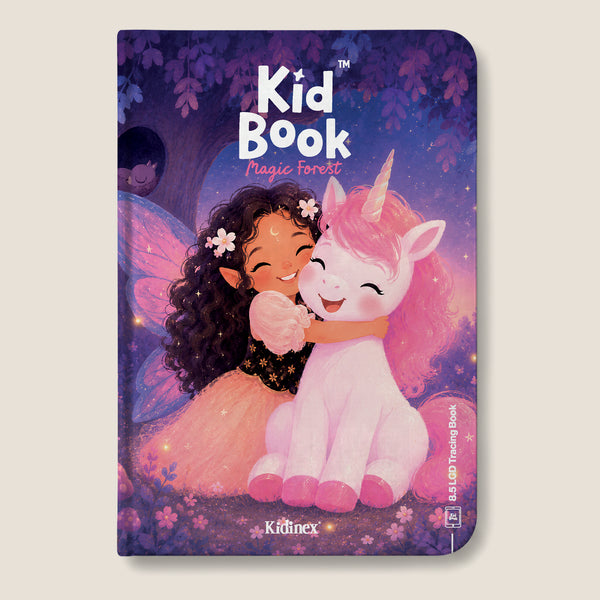 Tablet Graficzny z kartami pracy do rysowania - KidBook - Magic Forest