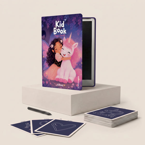 Tablet Graficzny z kartami pracy do rysowania - KidBook - Magic Forest