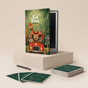 Tablet Graficzny z kartami pracy do rysowania - KidBook - Little Vehicles