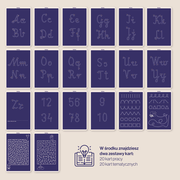 Tablet Graficzny z kartami pracy do rysowania - KidBook - Magic Forest