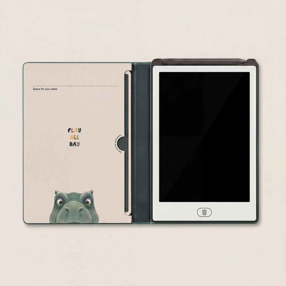 Tablet Graficzny z kartami pracy do rysowania - KidBook - Dino